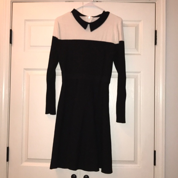 collared sweater dress